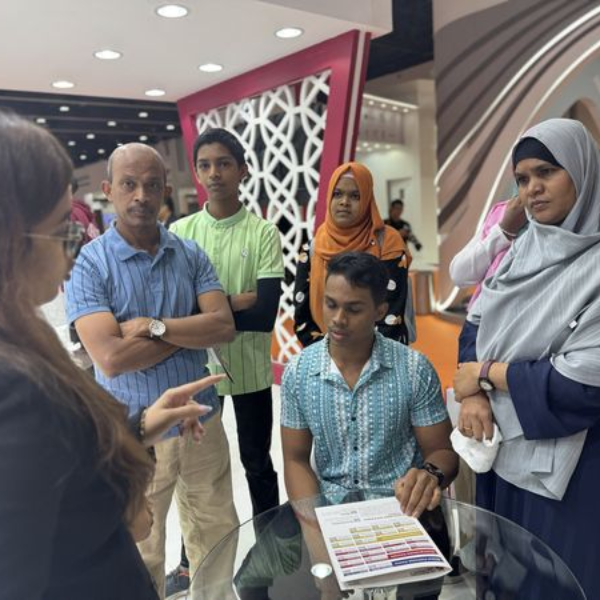 Throwback to curious minds! ???? We relished every moment of having our visitors at the De Montfort University Dubai stand during the Najah Connect, Abu Dhabi's Education fair.